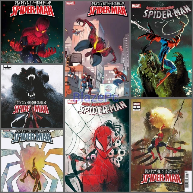 Deadly Neighborhood Spider-Man #1 A B C D E Variant Set or 1:25 1:50 Option 2022