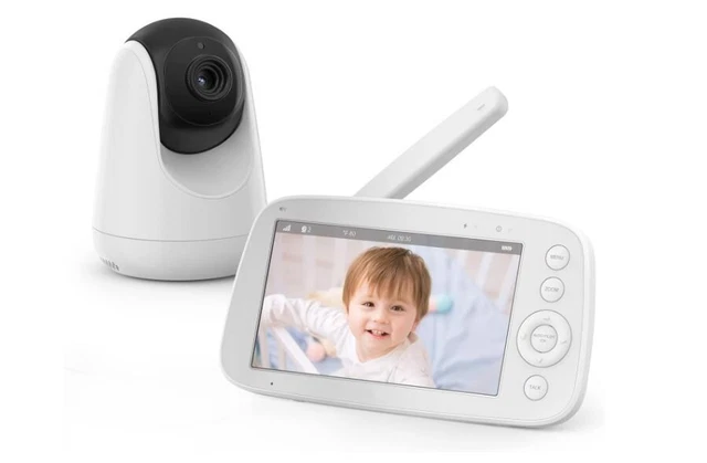 FAKEME Babyphone mit Kamera 720P Video Baby Monitor 5 Zoll Babyfon 300 Meter neu