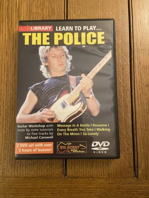 Learn To Play The Police Lick Library Guitar Tutorial DVD