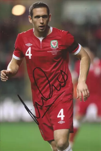 WALES & NORWICH  * ANDREW CROFTS SIGNED 6x4 ACTION PHOTO+COA