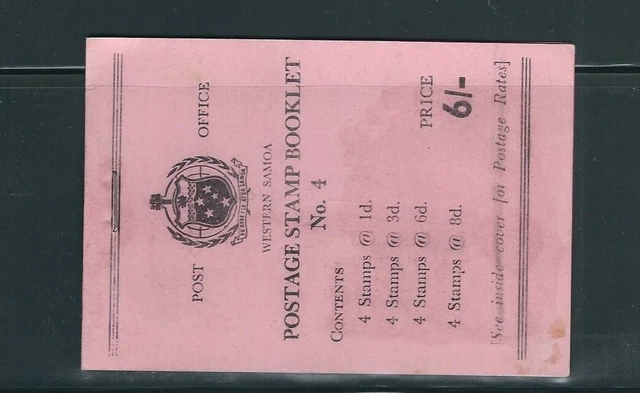Samoa 1962 Broschüre ( Sg SB9 Oder SB11) MNH Bitte Beschreibung Lesen