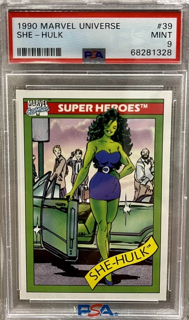 1990 Marvel Universe #39 She-Hulk Psa 9