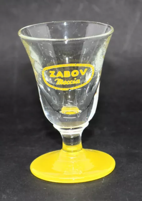 bicchierino pubblicitario vintage ZABOV MOCCIA