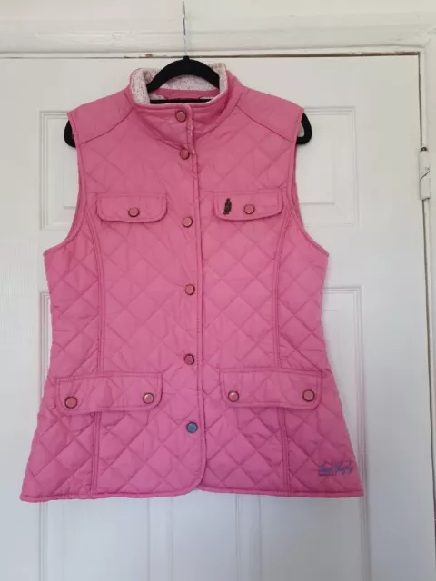 JACK MURPHY WOMEN Pink Gilet Size 12 12.50 PicClick UK