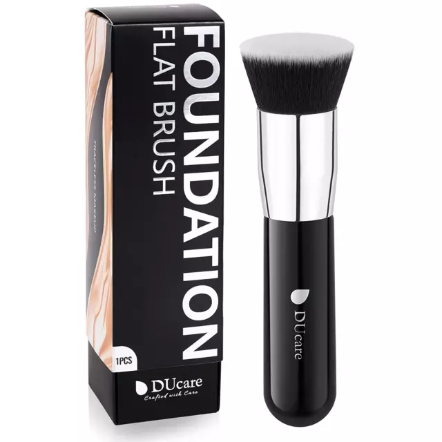 Ducare Foundation Pinsel Kabuki Make up Pinsel Flat Top Pinsel Schminkpinsel Kos