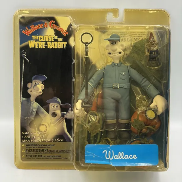 Wallace & Gromit • McFarlane Toys • Curse of the Were-Rabbit Action Figure • New