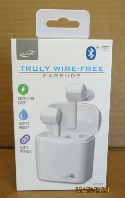 Ilive truly wireless earbuds iaebt209w clearance