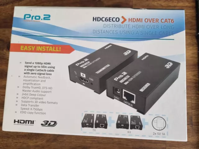 Pro.2 HDC6ECO HDMI over CAT6