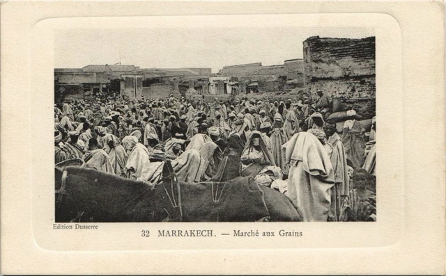 CPA AK MARRAKECH Grain Market (10537)