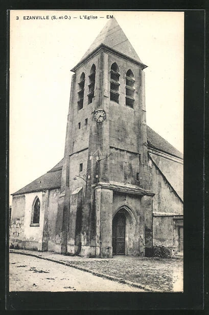 CPA Ezanville, l´Eglise