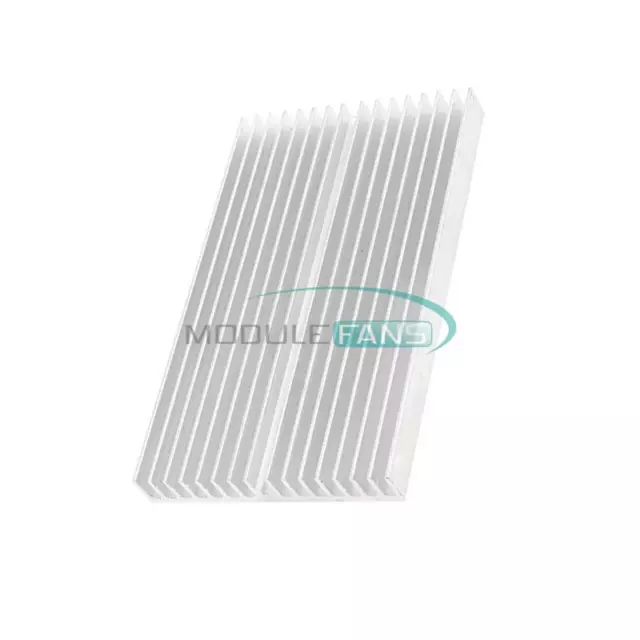 Heat sink 100X60X10mm IC Heatsink Aluminum Cooling Fin For CPU LED Power MF