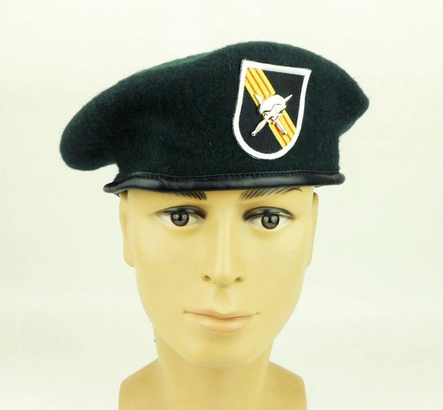 VIETNAM WAR US Army Special Forces Green Beret 5th Group Military Cap