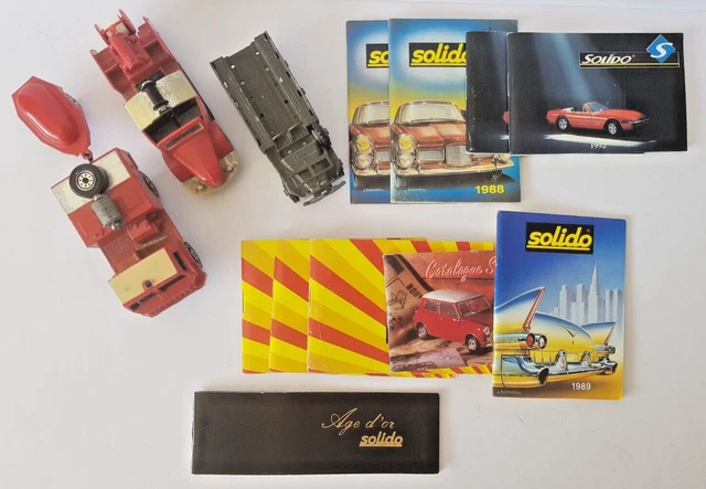 Lot De 5 Voitures Miniatures Nesquik Vintage - Collection #3 - B-16, Kiki, Luxioles, OMO, Bonux