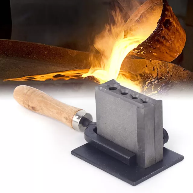 1 Set Of Melting Metal Pots Gold Melting Kit Crucible Pliers Clamp for  Smelting