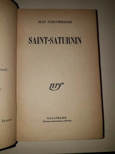 Jean Schlumberger - Saint-Saturnin - 1943