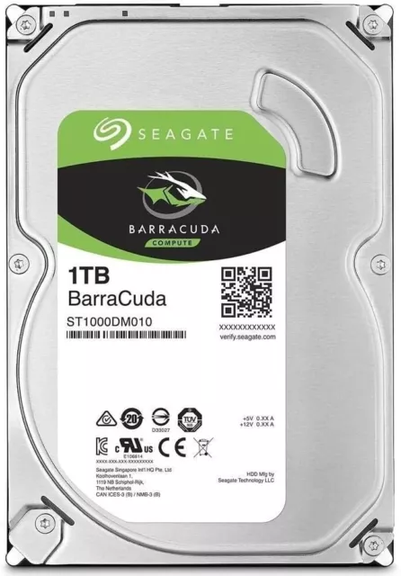 (Used) Seagate 3.5" 1TB (ST1000DM003) 7200RPM 64MB SATA3 Internal Hard Disk 3