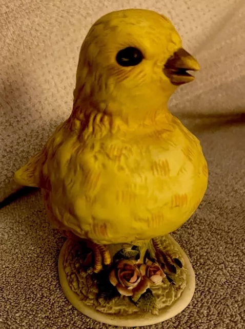 Vintage Lefton Chick Planter Bisque KW2925 Original Easter Decor From The 60s