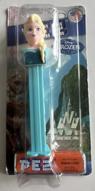 Disney Pez Frozen Elsa Canadian Distribution Edition New Orange Candy Dispenser