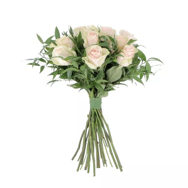 KENTIS - Bouquet di Rose Rosa Vere Mazzo di Fiori Freschi con Quantità a Scelta
