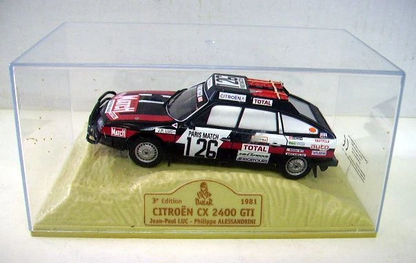 Miniature Norev 1/43 - Citroën CX 2400 GTI Rallye Dakar 1981 Ickx Brasseur