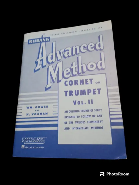 Vintage Rubank Advanced Method Cornet Or Trumpet Vol 2