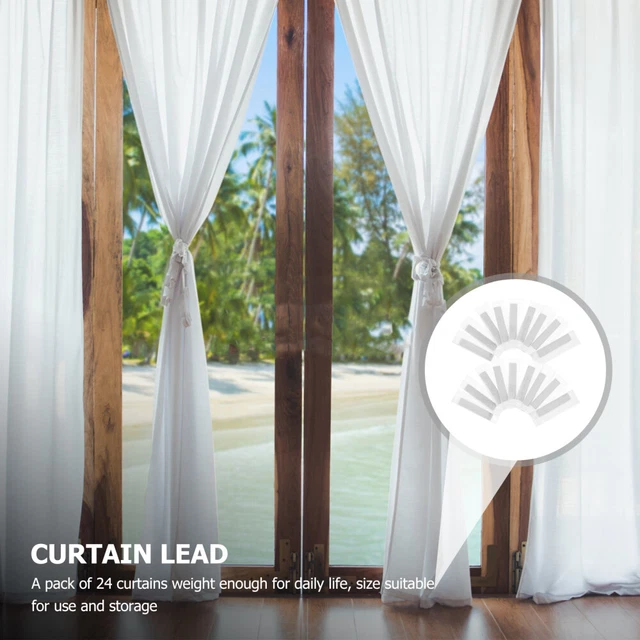 25 PCS DRESS Weights for Wind Outdoor Drapes Curtain Lead Shower £18.69