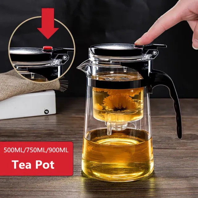 Tea Pots Heat Resistant Glass Tea Pot Tea Infuser Chinese Kung Fu Tea Set Kettle