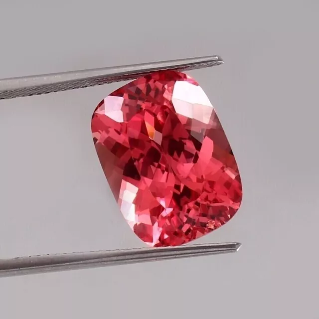 100 Ct+ Natural Ceylon Padparadscha Sapphire Loose Cushion Gemstone Certified