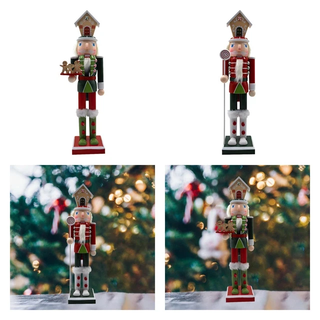Casse-noisette Décoratif En Bois 38 Cm – Décoration De Noël Pour Cheminée, étagère - 6