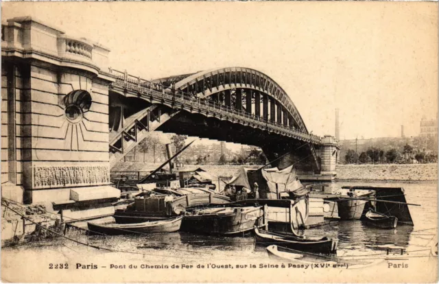 CPA PARIS 16e Pont du Chemin de Fer de l'ouest (1242518)