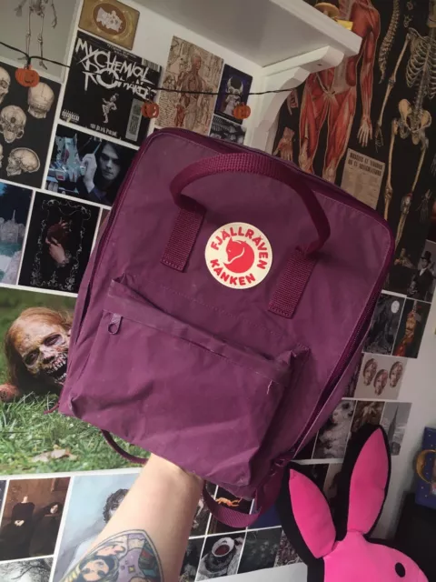 fjallraven kanken backpack purple RRP £80