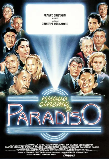 Nuovo Cinema Paradiso - Affiche Giuseppe Tornatore 45X32Cm