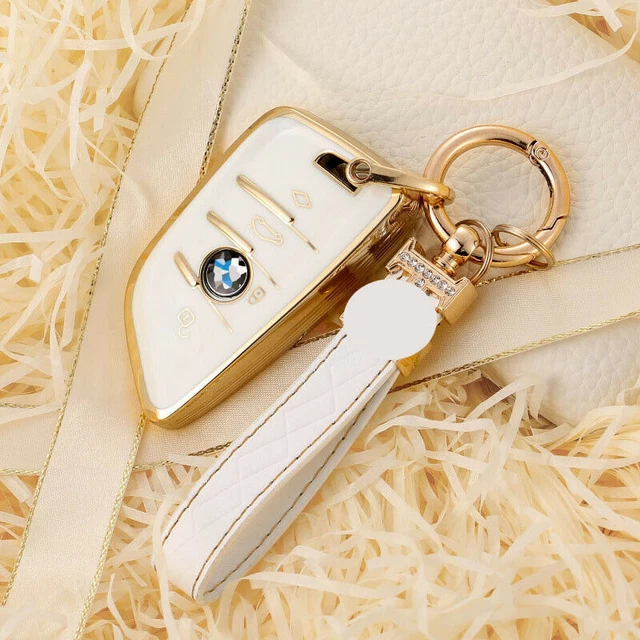 4 Button TPU Car Key Fob Case Cover For BMW 3 5 7 Serie X1 X3 X4 X5 X6 325li 525