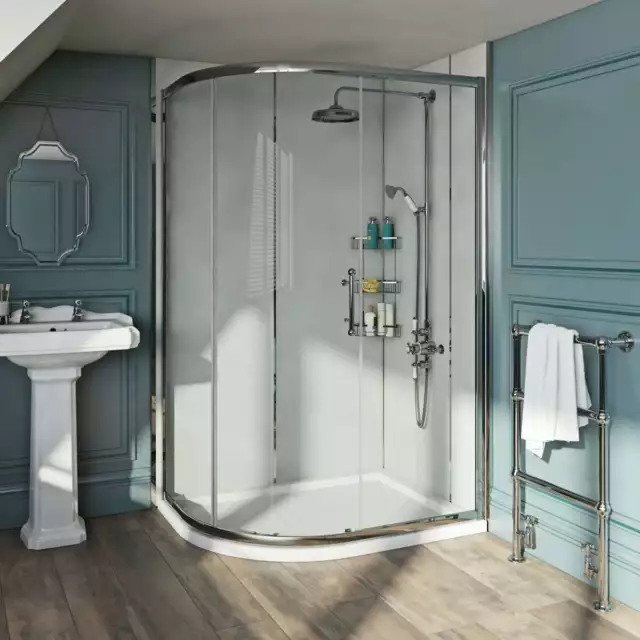 Orchard Winchester 6mm traditional offset quadrant shower enclosure 900 x 760