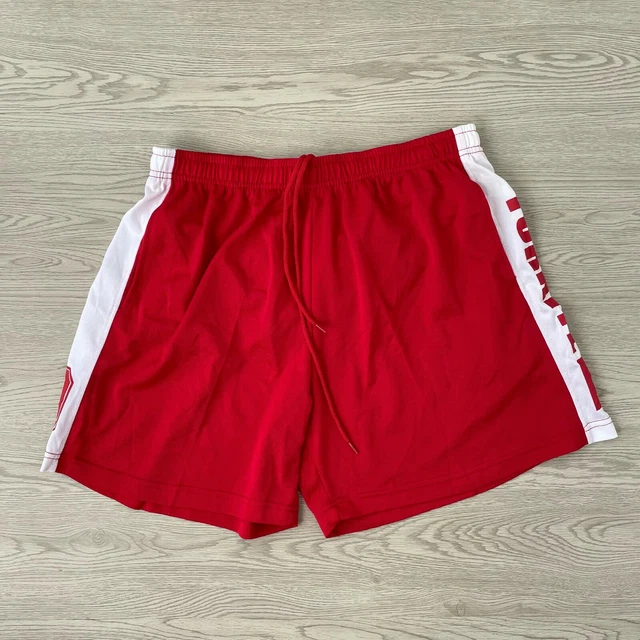 IDENTIC TURKEY MEN S Sports Shorts XL Red Running Gym