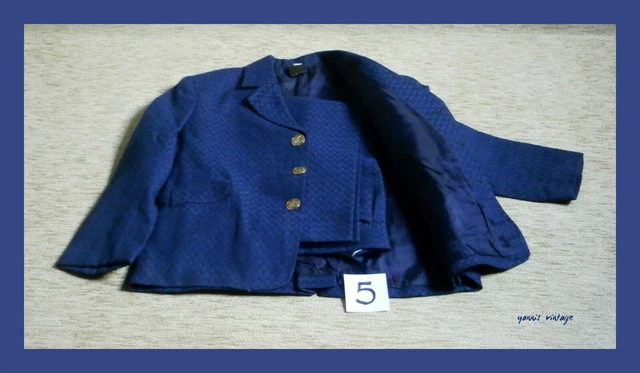 ABITO INVERNALE BAMBINO RAGAZZO NUOVO BLU RETRÒ Made in Greece anni 60 70 greco
