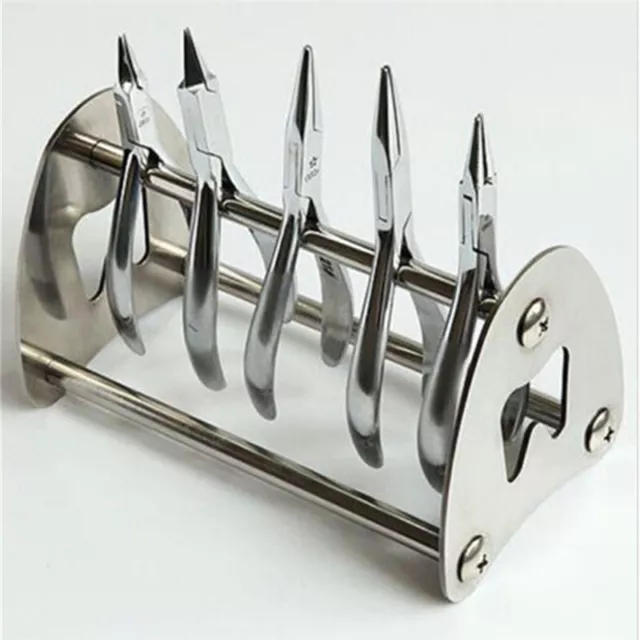 Dental Stainless Steel Stand Holder For Orthodontic Pliers Forceps Scissors_wf 2