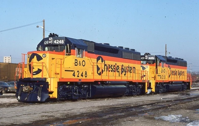 CS/B&O GP40-2  - Number - 4248-4251 FRESH - ORIG - KR - rals724