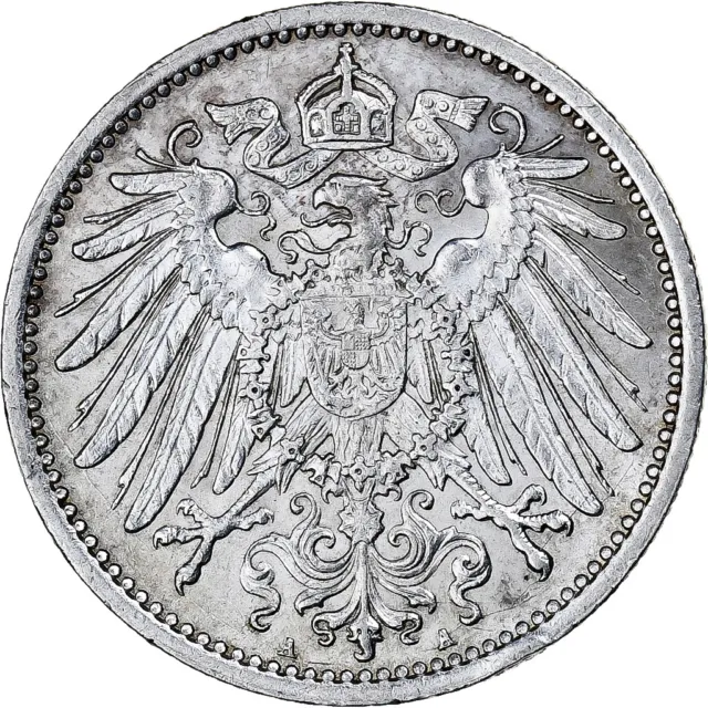 [#1113496] GERMANY - EMPIRE, Wilhelm II, Mark, 1914, Berlin, Silber, SS+, KM:14