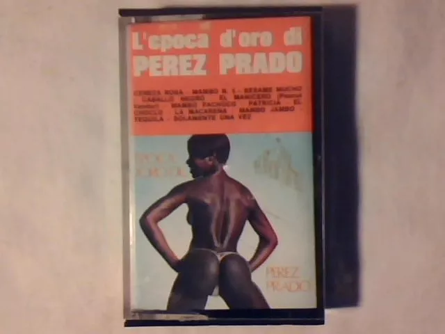 PEREZ PRADO L'epoca d'oro di mc cassette k7 ITALY SEXY COVER RARISSIMA VERY RARE