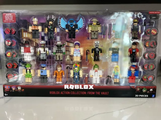  Roblox Action Collection: from The Vault 20 Figure Pack  [Includes 20 Exclusive Virtual Items] for 6 years and up, includes One  Collector's Set : Toys & Games