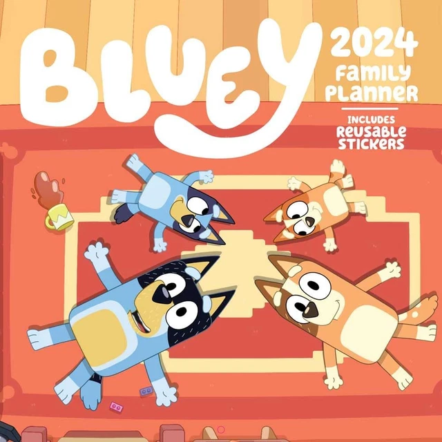 Bluey Family Planner 2024 Square