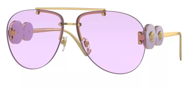 Versace ROCK ICONS VE 2250 GOLD/VIOLET 63/13/145 women Sunglasses