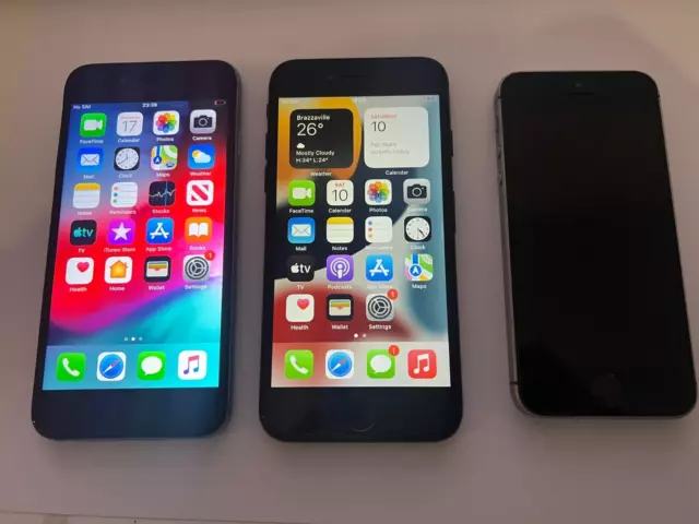 JOB LOT x3 Apple iPhone 7 / 6 / SE Unlocked - WORKING AND FAULTY MIX