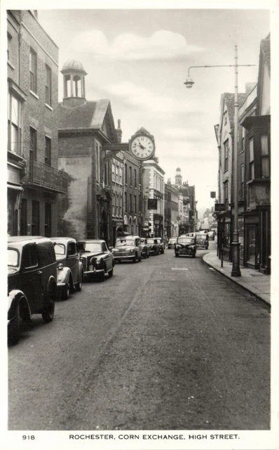 PC CORN EXCHANGE HIGH STREET ROCHESTER KENT ENGLAND VINTAGE RPC (u1346 ...