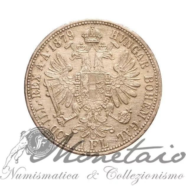 Monetaio - Austria - Franz Joseph I - 1 Florin 1879  Silver  KM# 2222