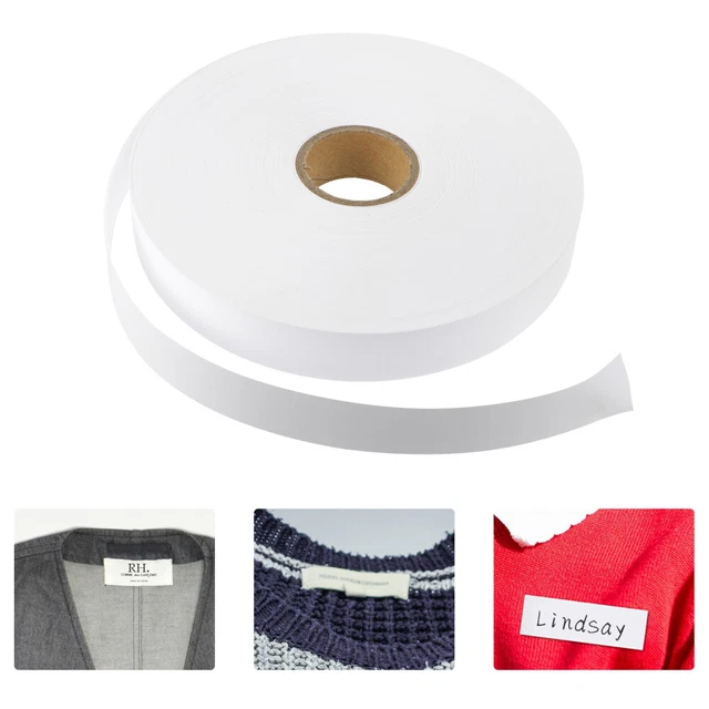 KIDS' IRONON CLOTHING Labels for Uniforms & Daycare 1 Roll, 2cm