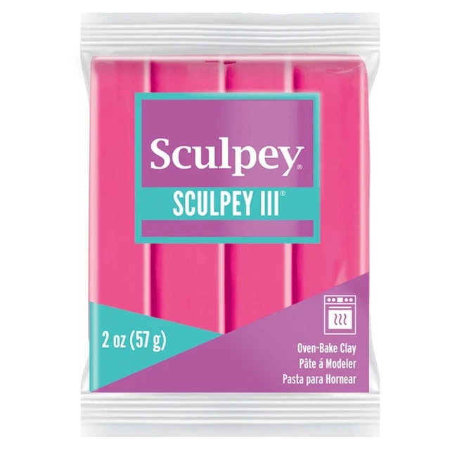 Arcilla para hornear Sculpey III 2 oz rosa caramelo S302-1142