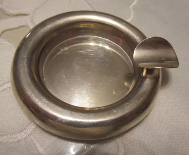 Silver Vintage Ashtray, 0.900 Silver