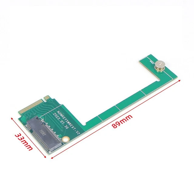 1PCS M2 HARD Drive PCB Board 90 Degrees M2 Transfercard for ASUS Rog